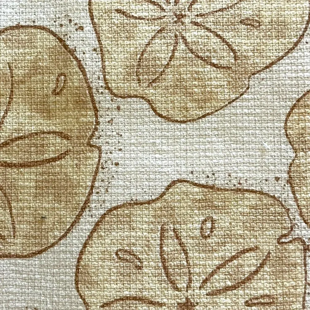 17 x 7 Handmade Sand Dollar Hanging Towel Kitchen Nautical Coastal Brown Blue
